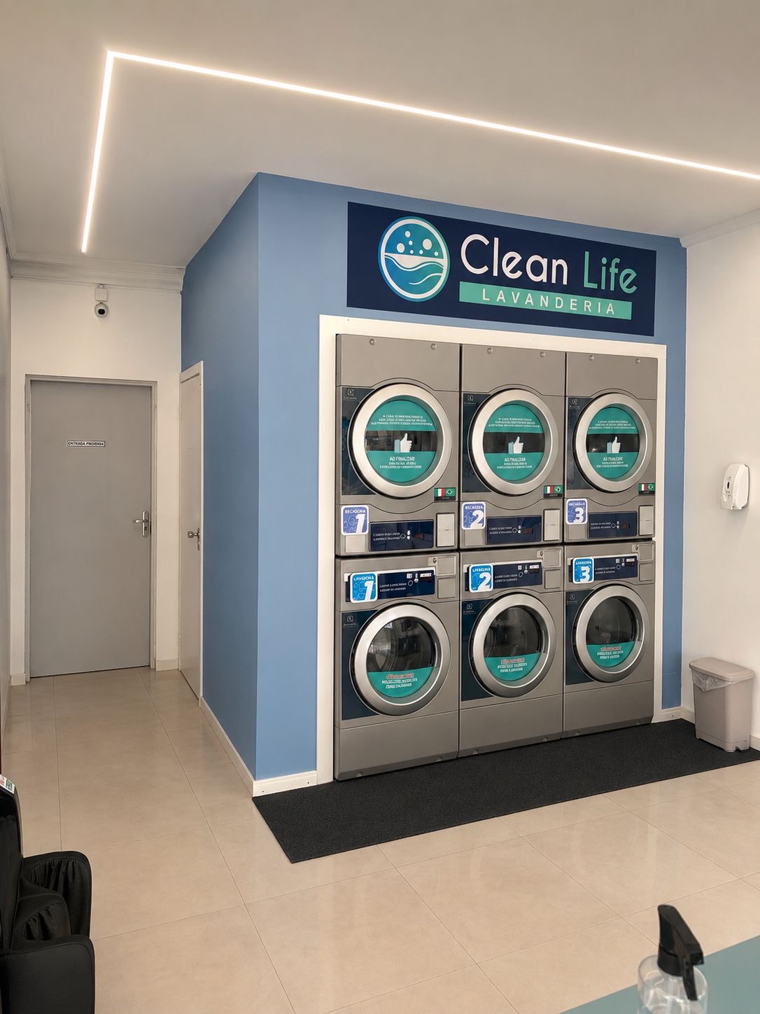 Máquinas de lavar e secar profissionais da Clean Life